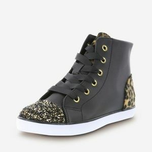 GIRLS' LACE-UP HIGH-TOP CASUAL